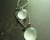 Orage - Czech Glass and Gunmetal Earrings