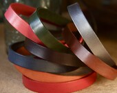 Narrow Leather strap, one yard, High quality USA handmade Tafuri Tough