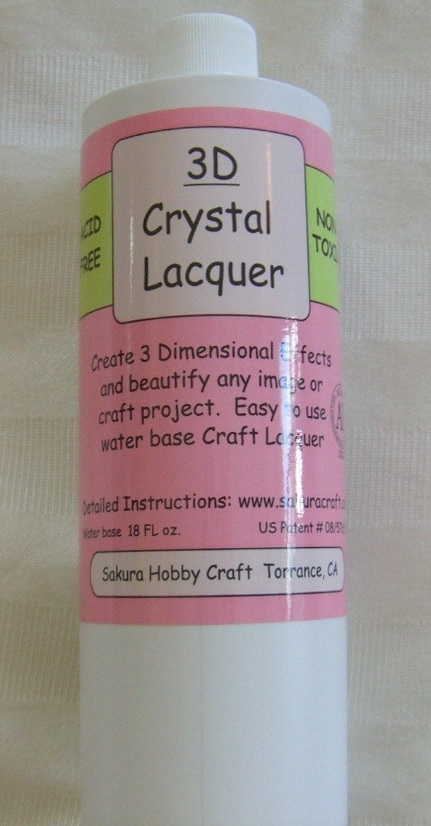 3D Crystal Lacquer 18 oz refill bottle  (01-03-135)