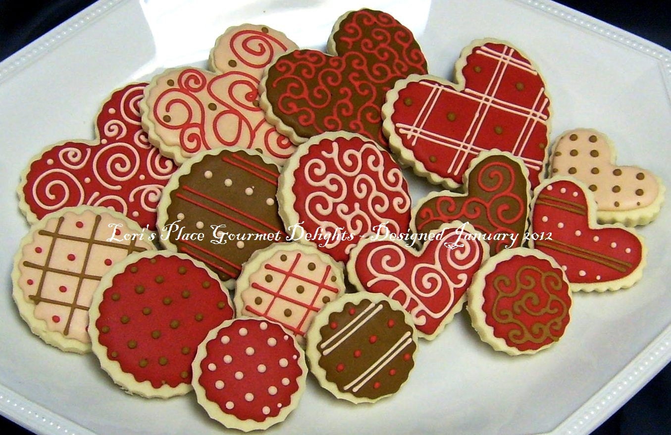 Love Cookie Gift - Valentine Cookie Collection - Valentines Day Cookies - Valentine Cookie Gift - 16 cookies Il_170x135
