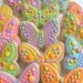 Large Butterfly Decorated Cookie Favors - Butterfly Decorated Cookies - Butterfly Cookies - Cookie Gift - 1 Dozen