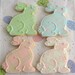 Reserved for Elaine---Bunny Cookies - Easter Cookies - Baby Shower Cookies - 1 Dozen