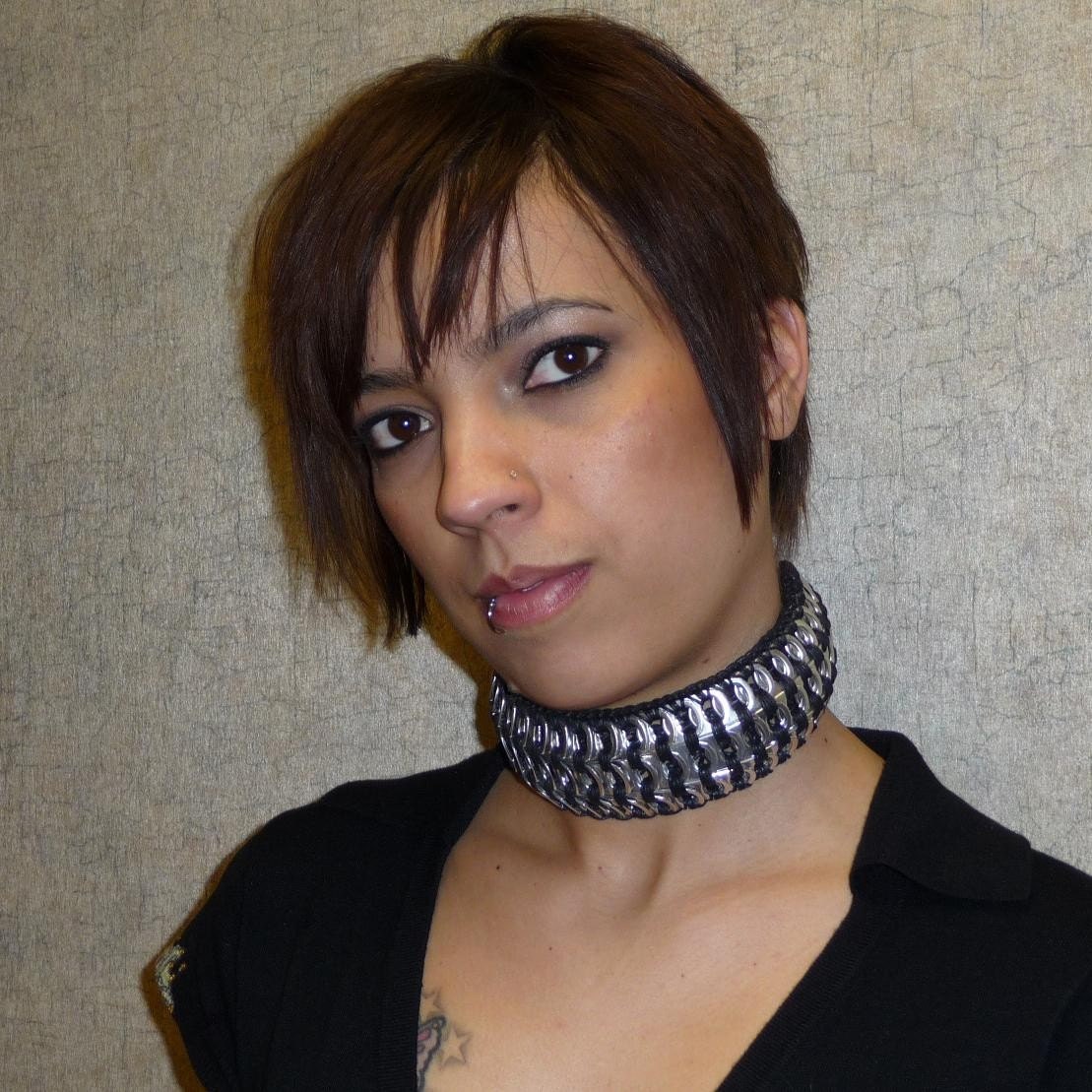 Pop Tab Choker Necklace