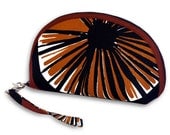 Clam Shell Clutch - Marimekko Appelsiini Brown