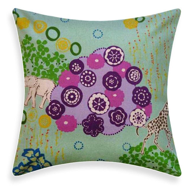Modern Pillow Cover - Quiet Ground Turquoise