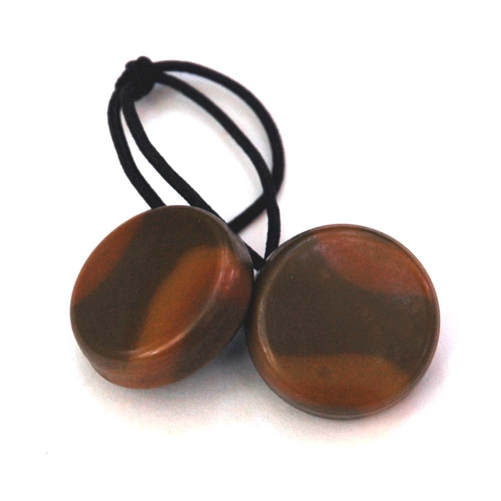 Ponytail Holder Hair Accessory - Vintage Buttons, Doublet