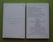 Custom Wedding Programs, Flat, Set of 25, Hello Cupcake