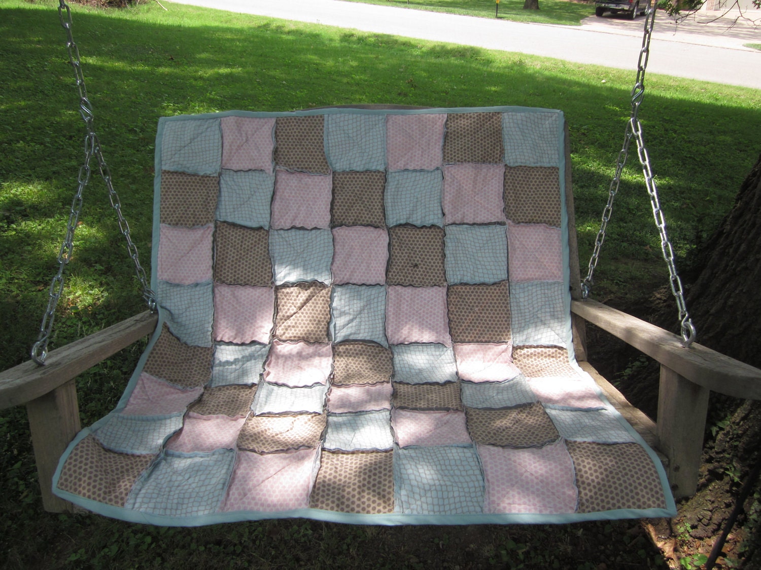 Montessori Movement Mat Quilt, Rag Style