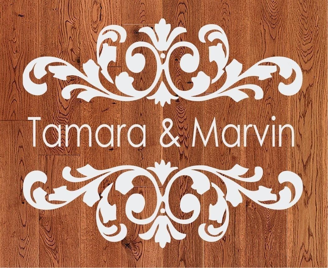Wedding Monogram Dance Floor Decal Il_170x135