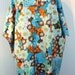 MOD HIPPIE CHIC  ZIP UP VTG 70s BATWING TENT CAFTAN MAXI DRESS one of a kind