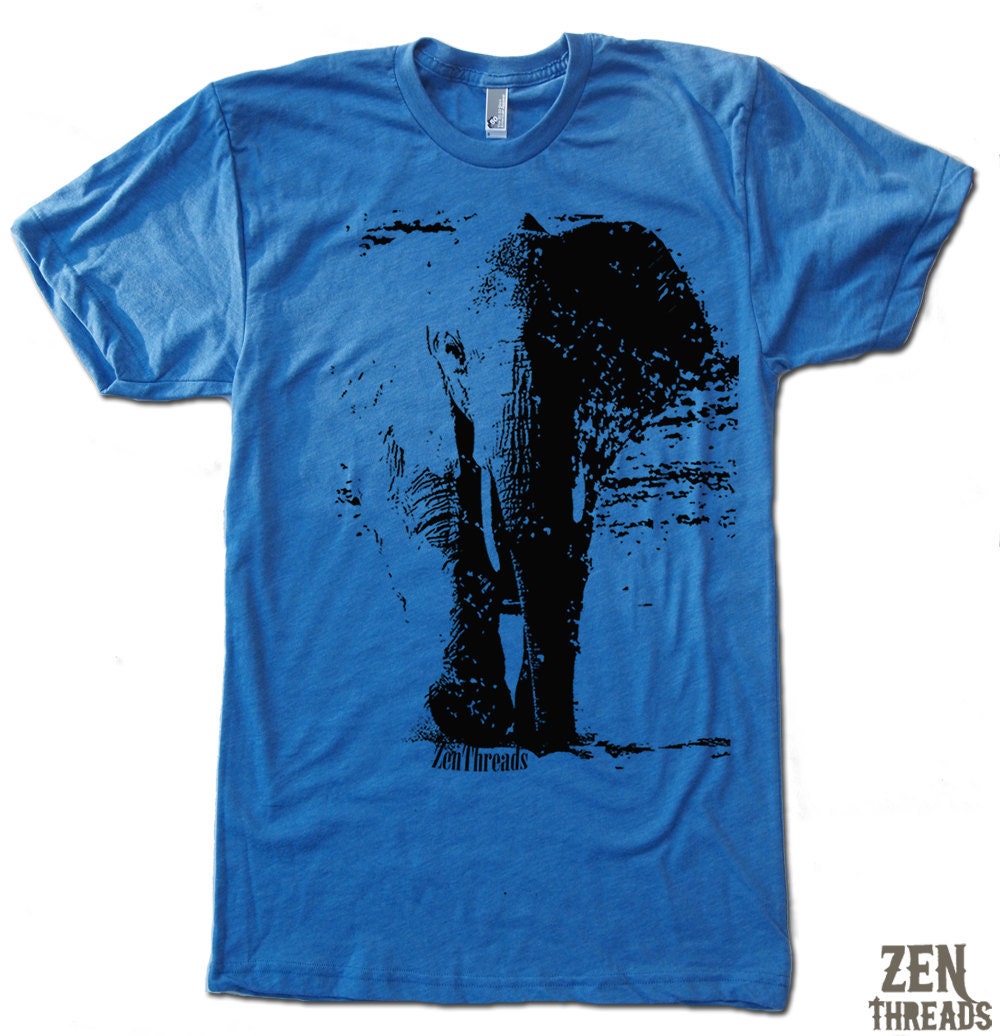 Men's ELEPHANT T Shirt american apparel S M L XL (14 Colors Available)
