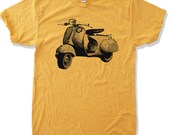 Mens VINTAGE VESPA american apparel t shirt S M L XL (15 Color Options)