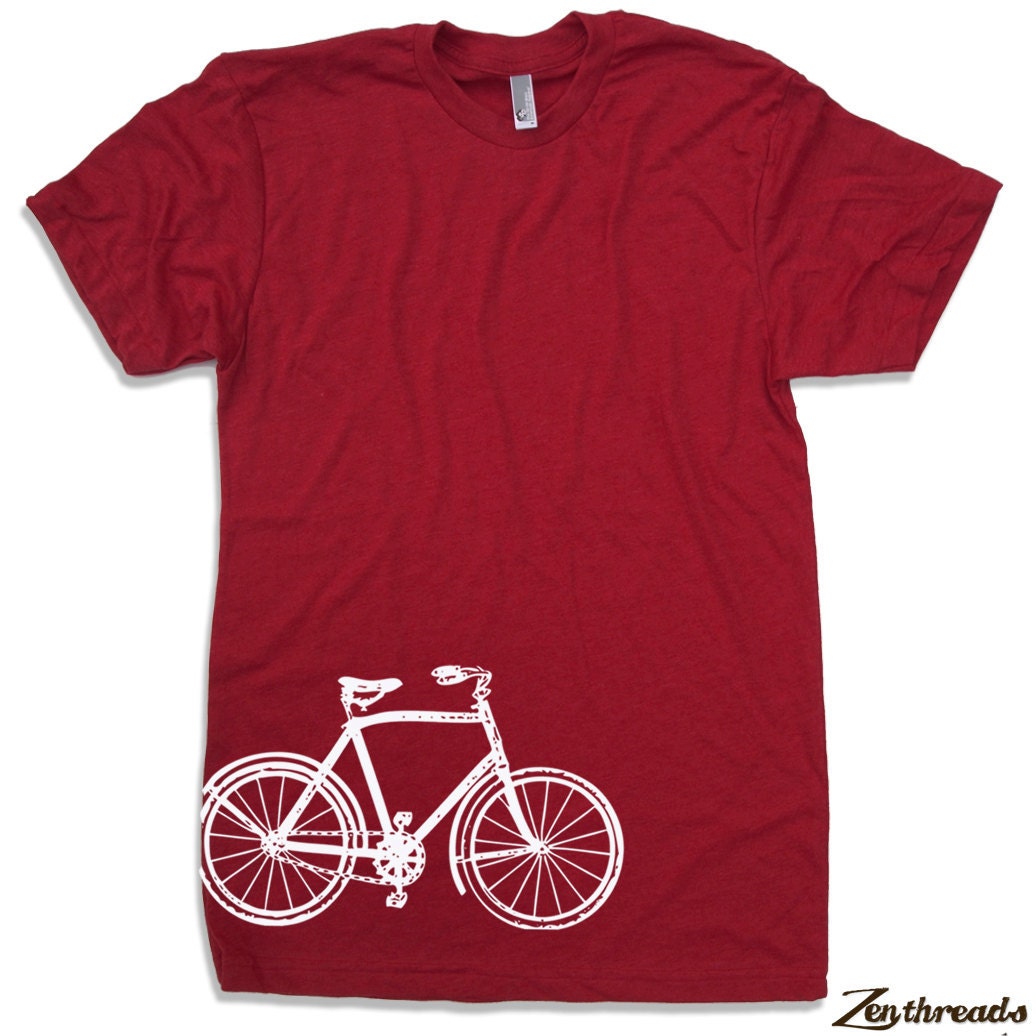 Men's VINTAGE BIKE T Shirt american apparel S M L XL (16 Colors Available)