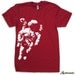 Mens SPACEMAN american apparel T Shirt S M L XL (16 Colos Available)
