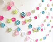 NEW Sylvie - Special Edition 'Homespun Style' Forever Flower Garland by Emma Lamb, colours handpicked by Selina Lake ...Ready to ship