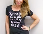 Mothers Day Dog Lovers T-Shirt Womens Organic Cotton scoop neck shirt