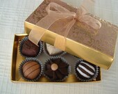 Mini box of  felt chocolate truffles