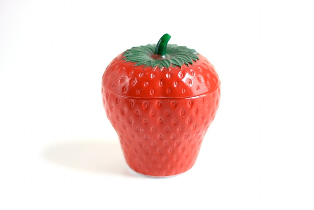 Vintage Strawberry Jam Jar