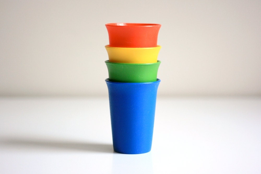 Vintage Tupperware Cups