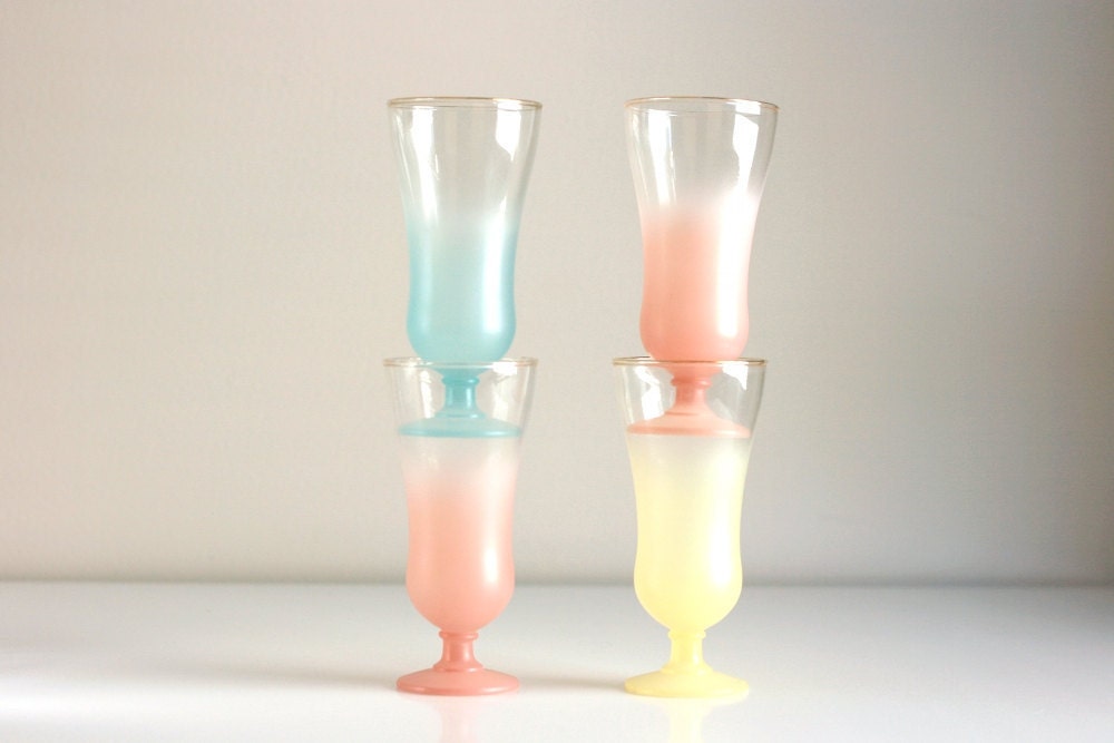 Vintage Blendo Parfait Glasses