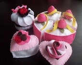 Felt Cake and Sweets Pattern - Instant File - TEA PARTY CAKES - Felt Food