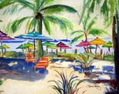 Giclee on Canvas, Caribbean Time