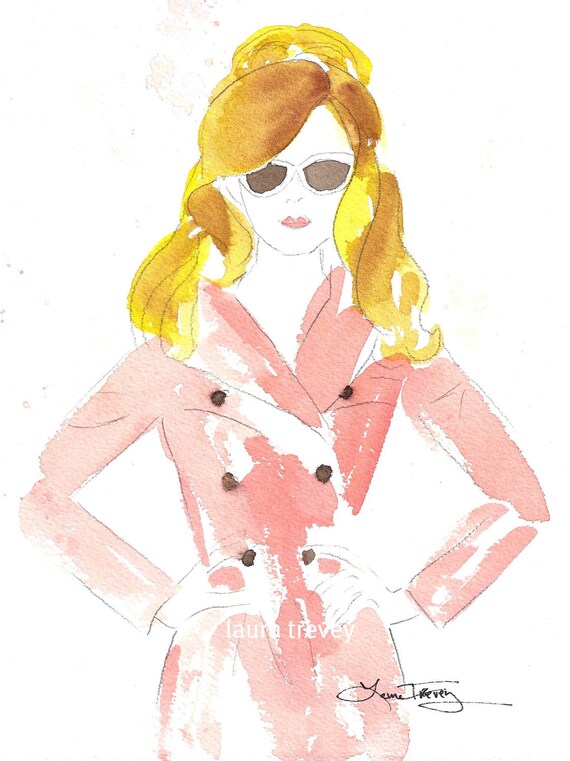 Fashion Illustration in Watercolor