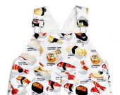 Overall in Yummy Sushi - Size 12/18 month (LAST ONE)