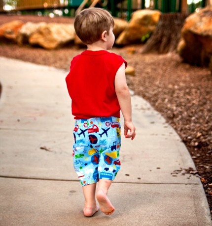 Boys Transportation Sandbox capris...... 6, 12, 18, 24, 3, 4, 5
