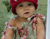 Girls Dress... Childrens Clothing....Green Floral and Dot Tunic, Dress, and Skirt....baby..toddler...children
