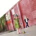 Childrens Clothing .....The Ana Vintage Vibe Peasant Dress...featuring floral and lace pocket..childrens clothing by laken and lila