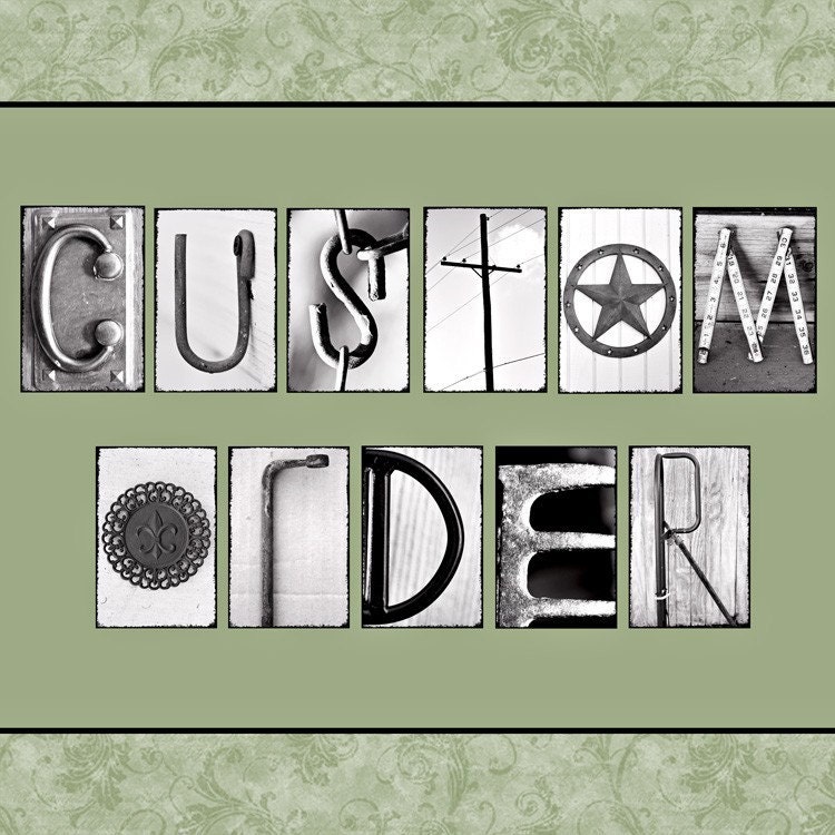 Custom Order for kmrosa