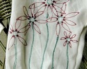 Flower drawn Scarf