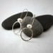 Hammered Sterling Earrings with FW Pearls