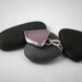 Lavender Sea Glass and Fine Silver Necklace