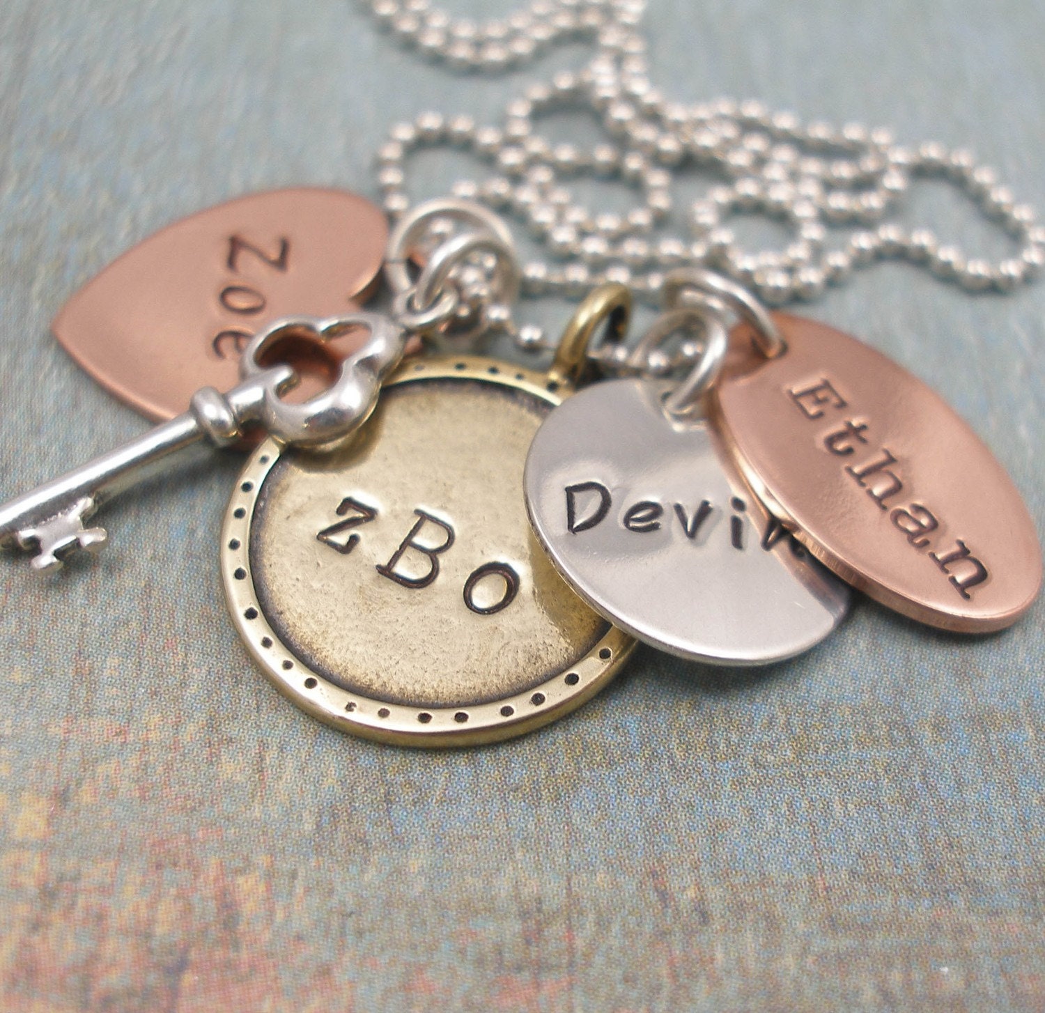 Hand Stamped Necklace - Personalized Jewelry - Fall Personalized Jewelry - Trinkets - Hand Stamped Jewelry