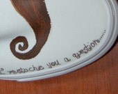 Custom Vans (or TOMS) - Brown Mustache, any color, your size, shoes included