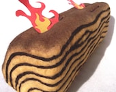 CLEARANCE SALE - OOAK Needle Felt Plush - Quarter Yule Log