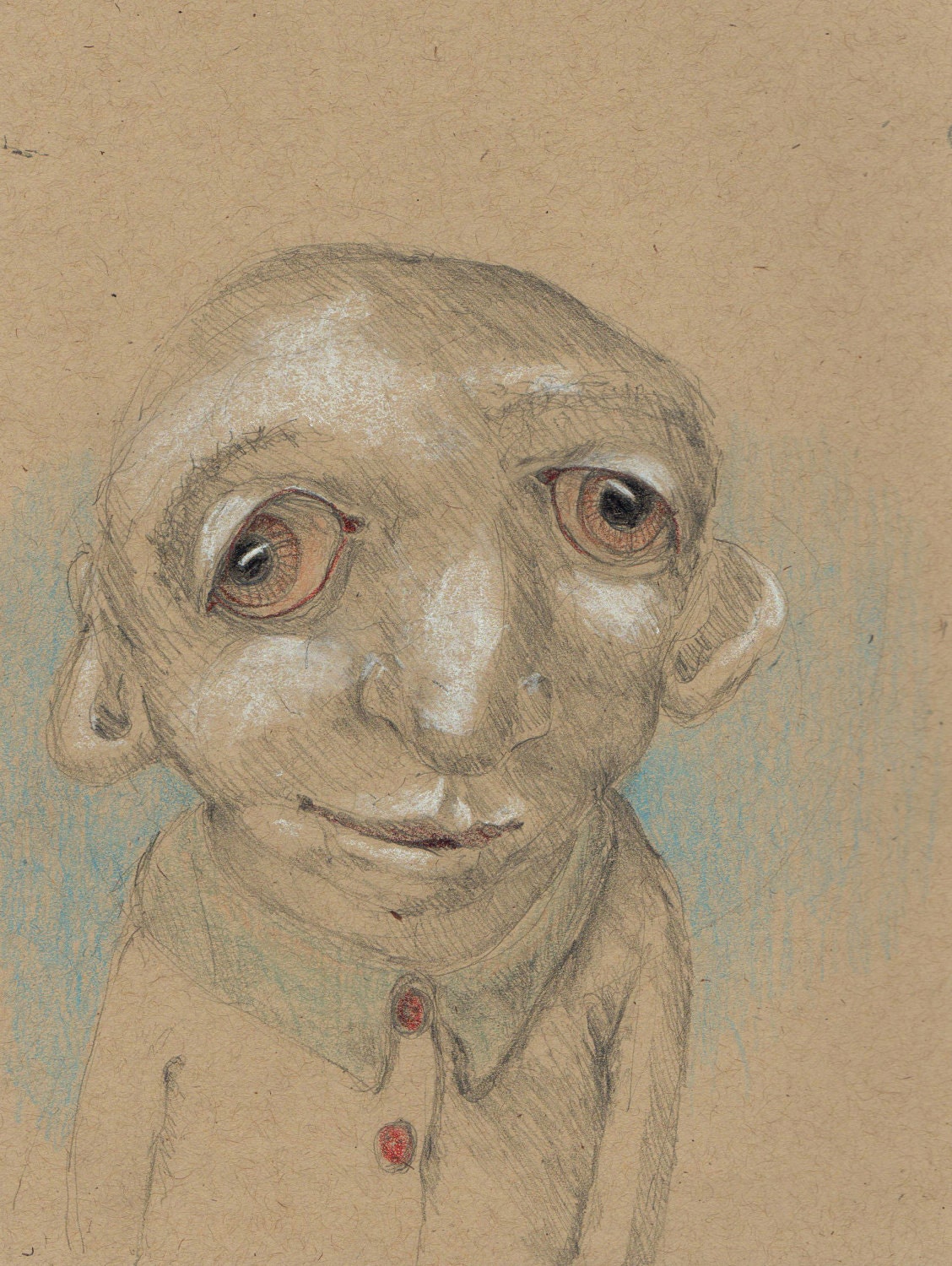 Untitled (SK127 guy with sweet face and droopy eyes)