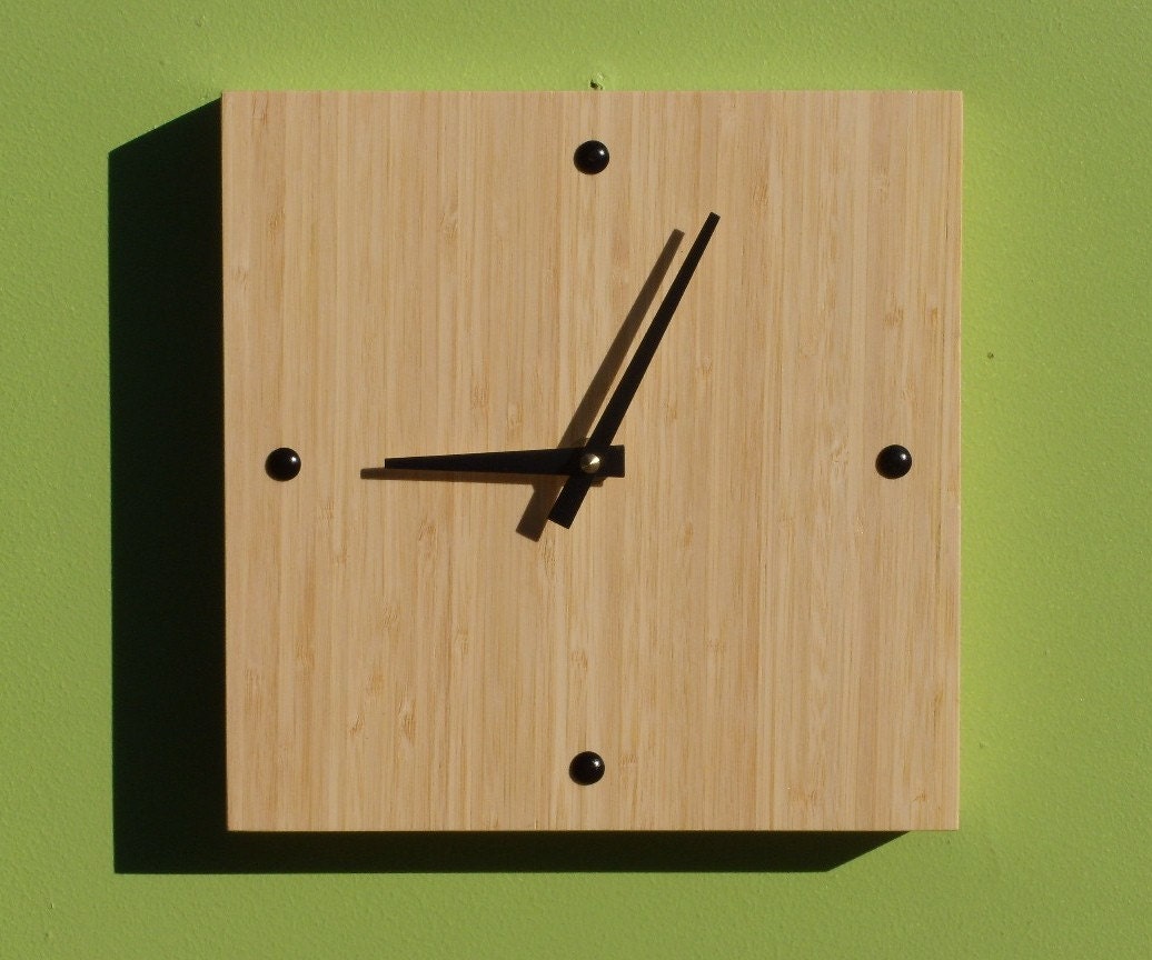 Bamboo Wall Clock
