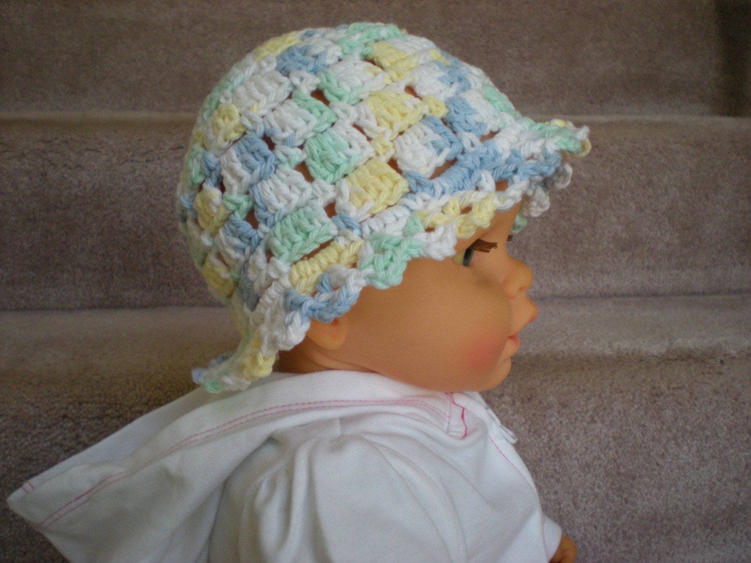 Summer Baby Hat for 3 to 6 month olds