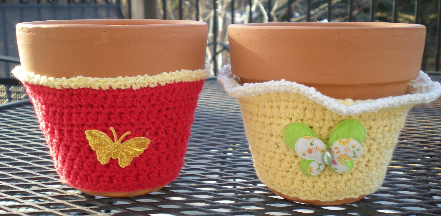 Large Flower Pot Cozy - pot included