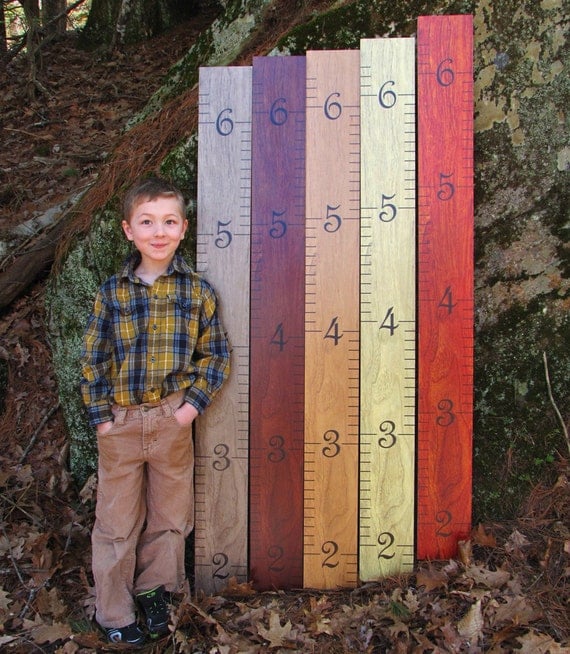 Wooden Ruler Growth Charts - Growth Ruler for Children