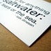the cure for anything is saltwater sweat tears or the sea sympathy quote card isak denison black and white typography letterhappy etsy