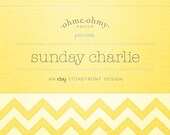 Sunday Charlie, an Etsy banner and shop graphics set