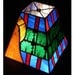 Stained Glass Dog Table Lamp