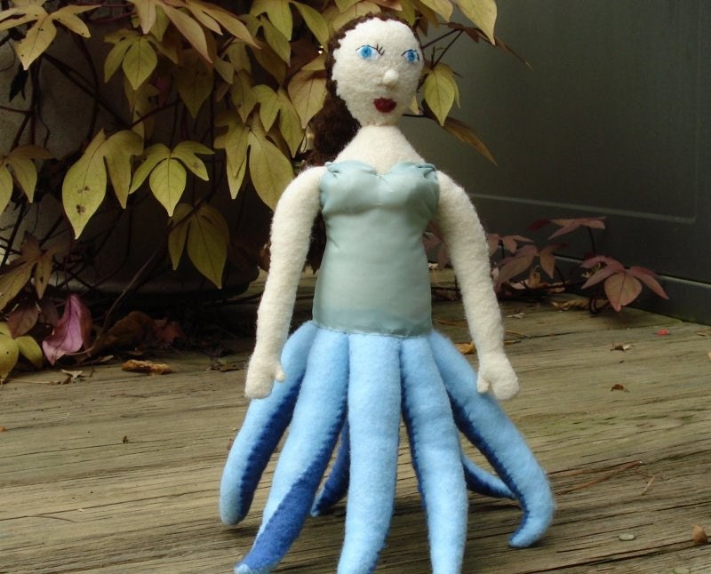 Tentacle mermaid plush doll