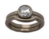 Build a rose cut diamond engagement ring - rose cut diamond