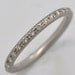 Diamond pave band - 18k palladium white gold