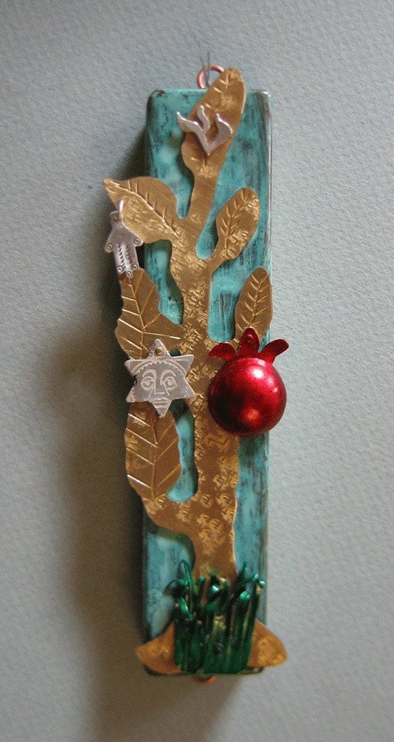Garden of Eden Mezuzah